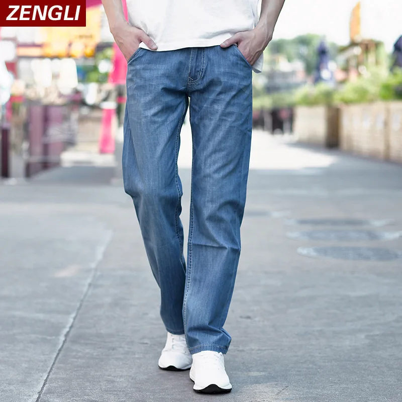 ZENGLI Fashion Men Elastic Jeans Classic Mens Stretch Cotton Denim Pants Regular Fit Thin and Breathable Mid Waist Plus Size 48
ZENGLI Fashion Men Elastic Jeans Classic Mens Stretch Cotton Denim Pants Regular Fit Thin and Breathable Mid Waist Plus Size 48