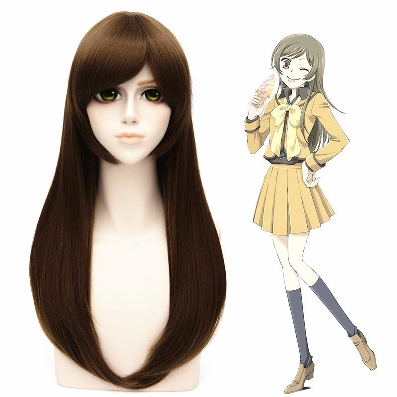 Парик Momozono Nanami 60 см чайно-коричневый прямой длинный синтетический волос Косплей Костюм Парики + парик Кепка
Парик Momozono Nanami 60 см чайно-коричневый прямой длинный синтетический волос Косплей Костюм Парики + парик Кепка