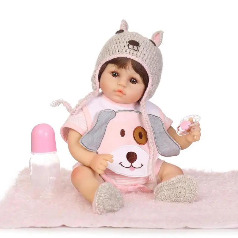 47cm Reborn Dolls Soft Silicone Vinyl Baby Dolls Bebe Princess Reborn Bonecas Nice Clothing Plush Doll Gift Kids Toys
47cm Reborn Dolls Soft Silicone Vinyl Baby Dolls Bebe Princess Reborn Bonecas Nice Clothing Plush Doll Gift Kids Toys