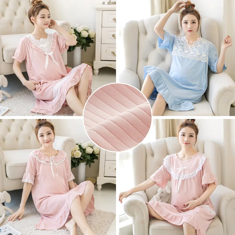 Maternity Dress Summer Pregnant Women Pajamas Nursing Breastfeeding Cotton Nightgown Sleepwear Women Pregnancy Clothes
Maternity Dress Summer Pregnant Women Pajamas Nursing Breastfeeding Cotton Nightgown Sleepwear Women Pregnancy Clothes