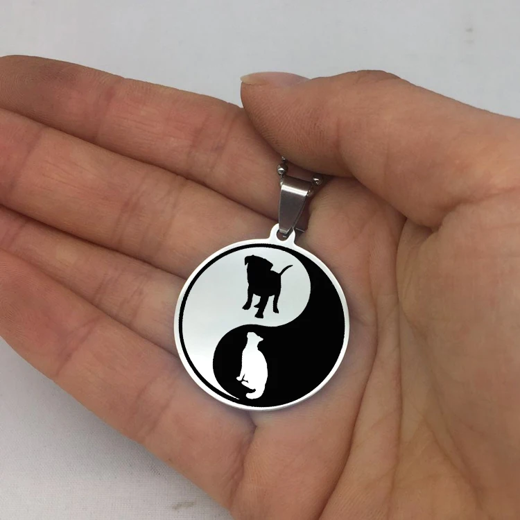 Lovely Dog Pendant Necklace High Quality Stainless Steel Yin Yang Cat Disc Choker Long Necklaces Jewelry for You YP6709
Lovely Dog Pendant Necklace High Quality Stainless Steel Yin Yang Cat Disc Choker Long Necklaces Jewelry for You YP6709