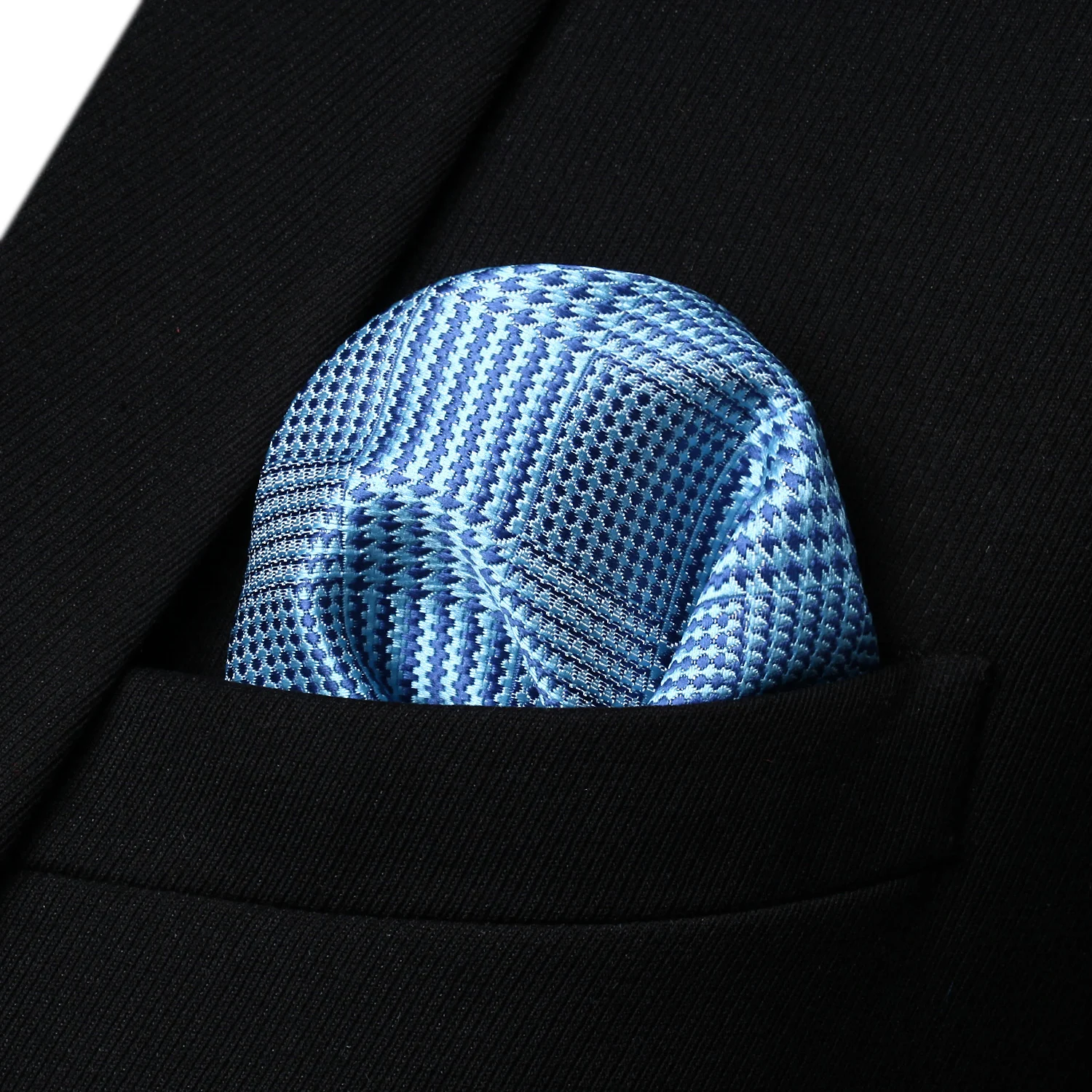 Классический карманный галстук TC707B8S для вечеринки и свадьбы синий фиолетовый в