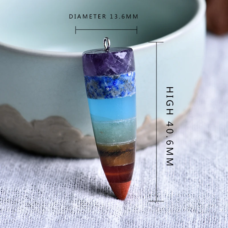 1PC Natural Crystal Colorful Bullet Pendant Guardian Gemstone Quartz Crystal Unisex Crafts Necklace DIY Gift Jewelry
1PC Natural Crystal Colorful Bullet Pendant Guardian Gemstone Quartz Crystal Unisex Crafts Necklace DIY Gift Jewelry