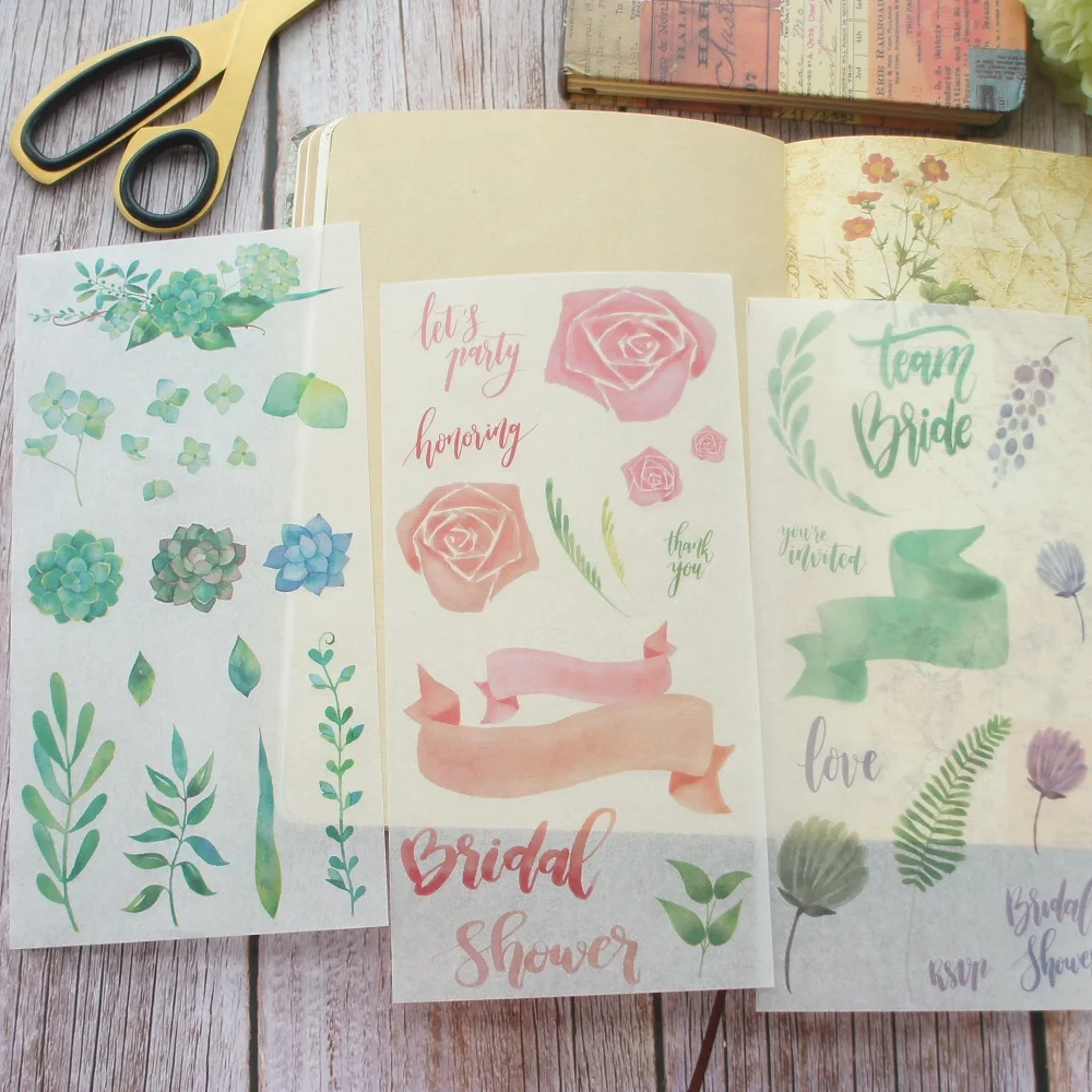 DIY 3 Sheets Green Leaves Flower Washi Paper Sticker As Scrapbooking Decoration Gift Packing Label Decoration Use
DIY 3 Sheets Green Leaves Flower Washi Paper Sticker As Scrapbooking Decoration Gift Packing Label Decoration Use