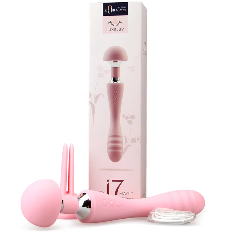Двойной Вибрации G spot Вибратор Водонепроницаемый А. В. Magic Wand Тела Массажер для