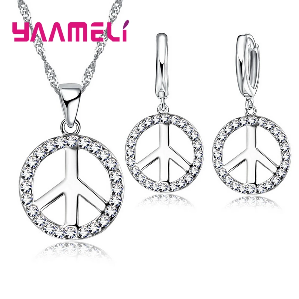 925 Sterling Silver Pendant/Earrings Jewelry SetsSimple Retro Classic Round Tree Shape Embellishment Crystal For Women
925 Sterling Silver Pendant/Earrings Jewelry SetsSimple Retro Classic Round Tree Shape Embellishment Crystal For Women