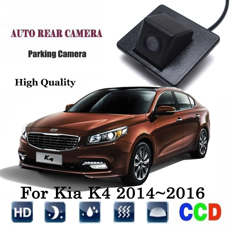 Rear View Camera For Kia K4 2014~2016 / CCD Night Vision Reversing camera/ Backup Camera License Plate camera
Rear View Camera For Kia K4 2014~2016 / CCD Night Vision Reversing camera/ Backup Camera License Plate camera