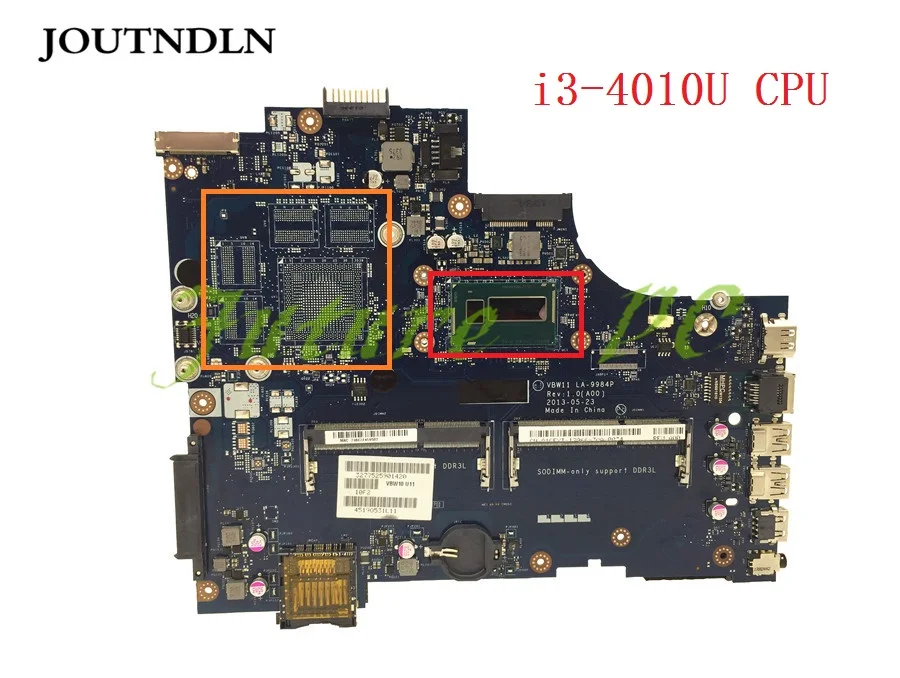 JOUTNDLN для Dell Inspiron 17R 5737 3737 материнская плата ноутбука CN 01CFYT 1CFYT VBW11 LA 9984P DDR3L i3 4010U ЦП