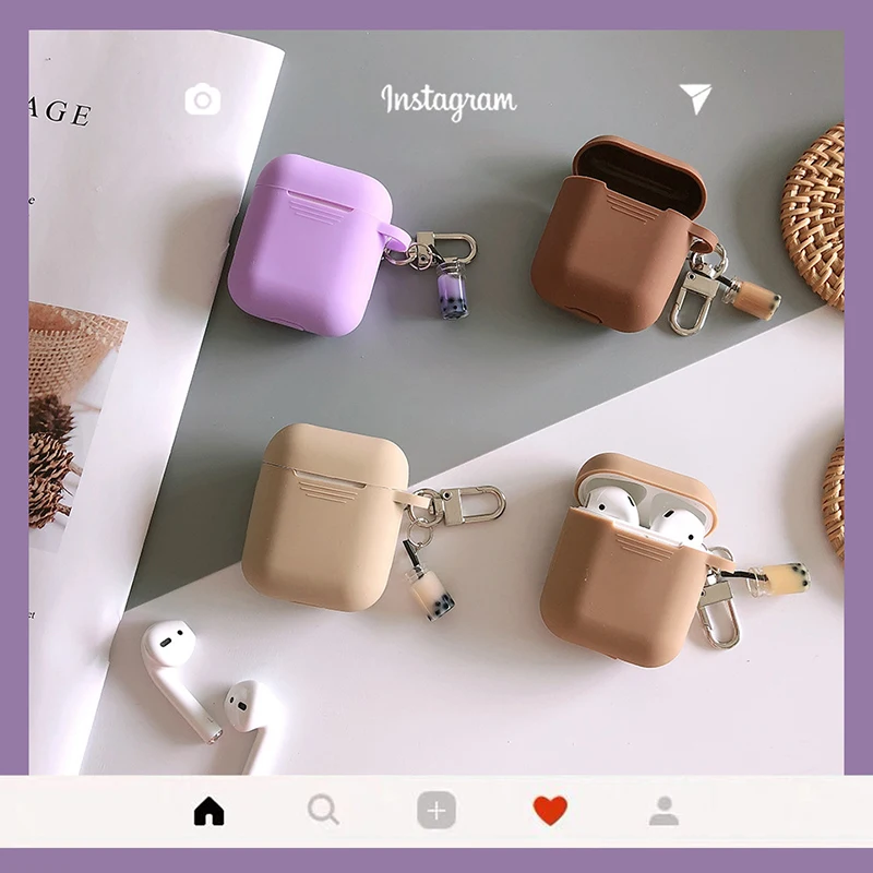 Cute Silicone Case for APPLE AirPods Protective Case Milk Tea Bottle Soft Shell Wireless Bluetooth Earphone Headset Cover Bag
Cute Silicone Case for APPLE AirPods Protective Case Milk Tea Bottle Soft Shell Wireless Bluetooth Earphone Headset Cover Bag