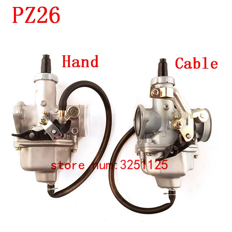Motorcycle 26MM Carb Hand Cable Chock Carburetor PZ26 125CC 150CC Dirt Pit bike ATV Quad Carburetor
Motorcycle 26MM Carb Hand Cable Chock Carburetor PZ26 125CC 150CC Dirt Pit bike ATV Quad Carburetor