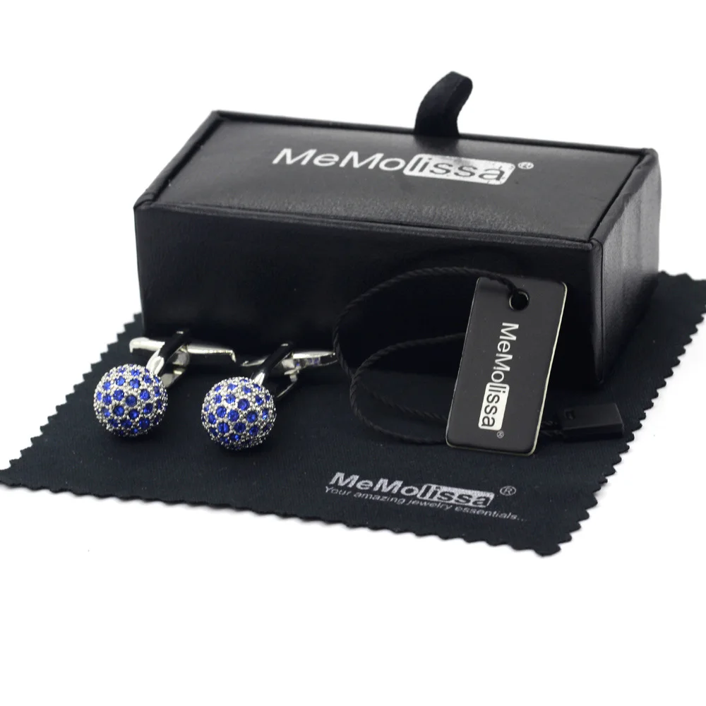MeMolissa Display Box Trendy Round Cufflinks with Blue Crystal Top Quality Business Shirt Cufflinks Free Tag & Wipe Cloth
MeMolissa Display Box Trendy Round Cufflinks with Blue Crystal Top Quality Business Shirt Cufflinks Free Tag & Wipe Cloth