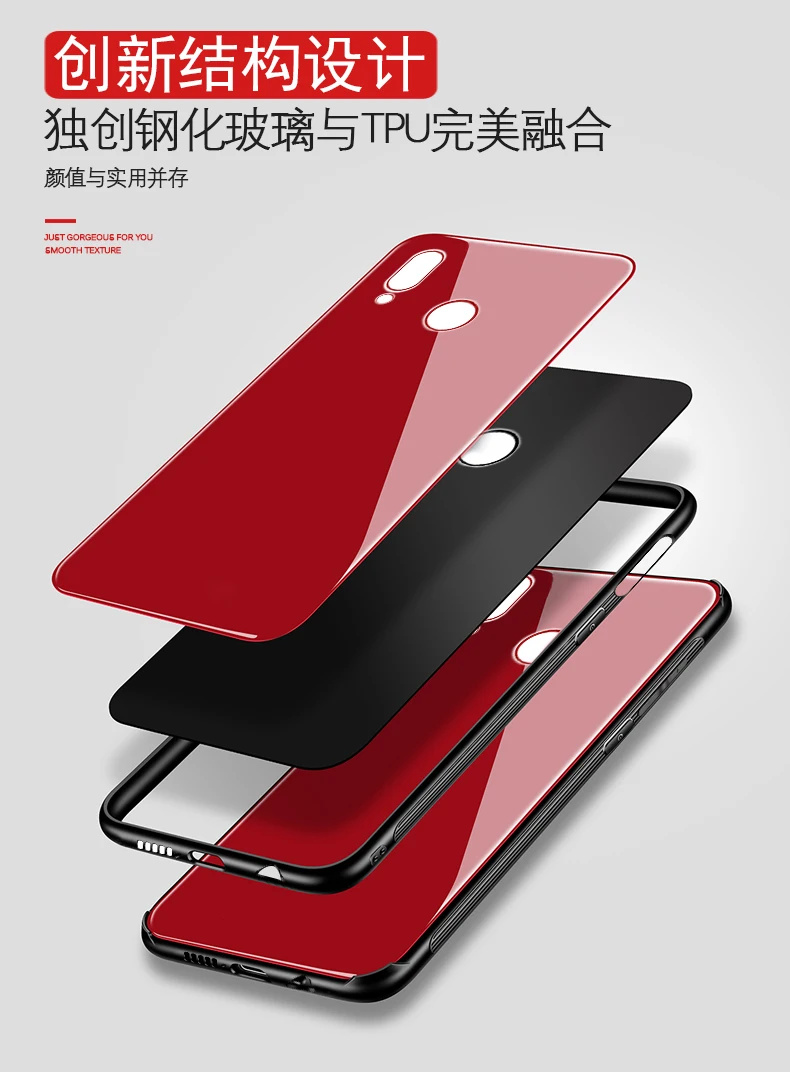 Tempered Glass Case for Huawei Nova 3 Hard Back Cover for Huawei Nova 3 Soft Silicone Bumper For Huawei Nova3 Case Phone Bags
Tempered Glass Case for Huawei Nova 3 Hard Back Cover for Huawei Nova 3 Soft Silicone Bumper For Huawei Nova3 Case Phone Bags