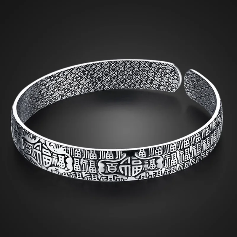 Fashion women solid 925 Sterling silver bracelet Chinese wind everyone Thai women silver bracelet, restore ancient ways jewelry
Fashion women solid 925 Sterling silver bracelet Chinese wind everyone Thai women silver bracelet, restore ancient ways jewelry