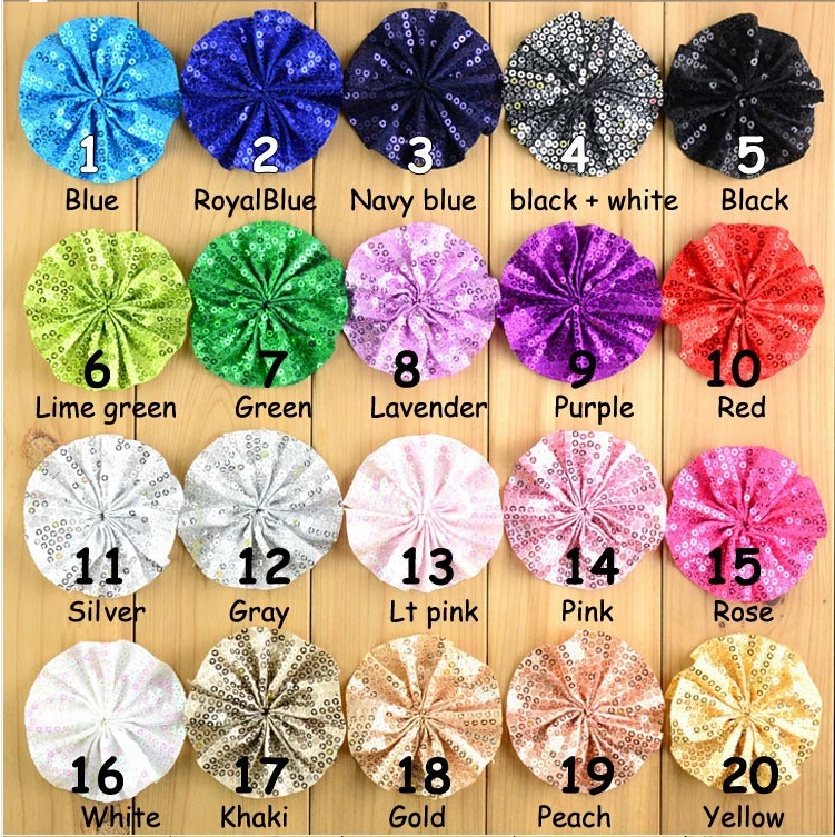 3.1" 20 Colors Embroidery Sequin Bow Kids Head Flower Flat Back For NEWBORN Headband DIY Accessories
3.1" 20 Colors Embroidery Sequin Bow Kids Head Flower Flat Back For NEWBORN Headband DIY Accessories