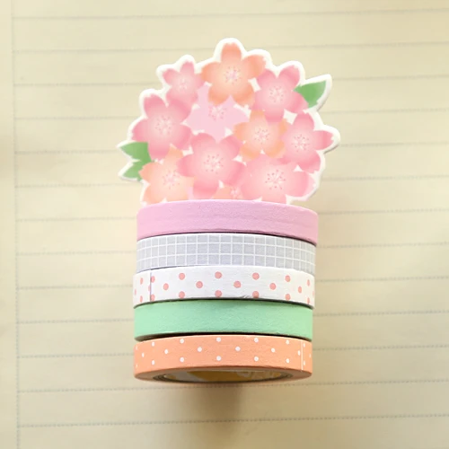 5pcs/lot Kawaii Colorful Paper Tapes 7mm Dot Series Masking Tape School Stationery Sticker Office Notebook Supplies (ss-1434)
5pcs/lot Kawaii Colorful Paper Tapes 7mm Dot Series Masking Tape School Stationery Sticker Office Notebook Supplies (ss-1434)