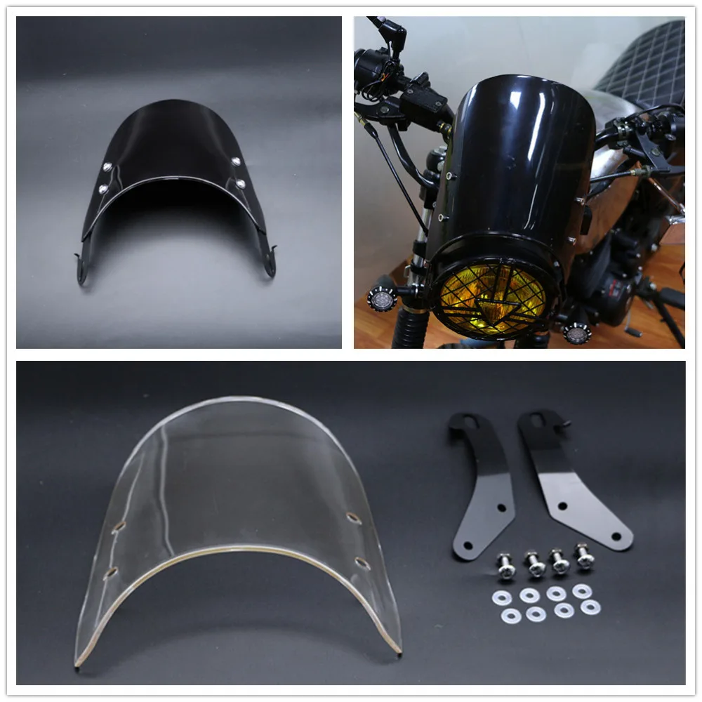 Windscreen Pare-brise For Bonneville/SE/T100/T120 2001-2017 Thruxton 900 2003-2015 Motorcycle Windshield Wind Deflectors
Windscreen Pare-brise For Bonneville/SE/T100/T120 2001-2017 Thruxton 900 2003-2015 Motorcycle Windshield Wind Deflectors