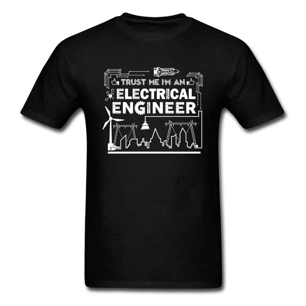 Мужская футболка Geek мужские футболки с надписью Trust Me I Am An инженер топы