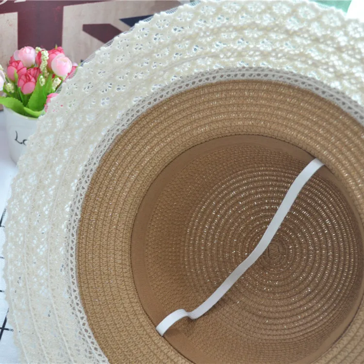 Openwork side lace bow fashion seaside holiday fisherman hat lady adult Female outdoor sun protection straw hat summer 2MZ39
Openwork side lace bow fashion seaside holiday fisherman hat lady adult Female outdoor sun protection straw hat summer 2MZ39