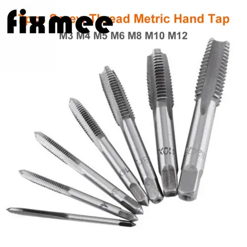 7pcs M3 M4 M5 M6 M8 M10 M12 Bearing Steel Machine Spiral Point Straight Fluted Hand Screw Thread Hand Tap Drill Set Metric Plug
7pcs M3 M4 M5 M6 M8 M10 M12 Bearing Steel Machine Spiral Point Straight Fluted Hand Screw Thread Hand Tap Drill Set Metric Plug