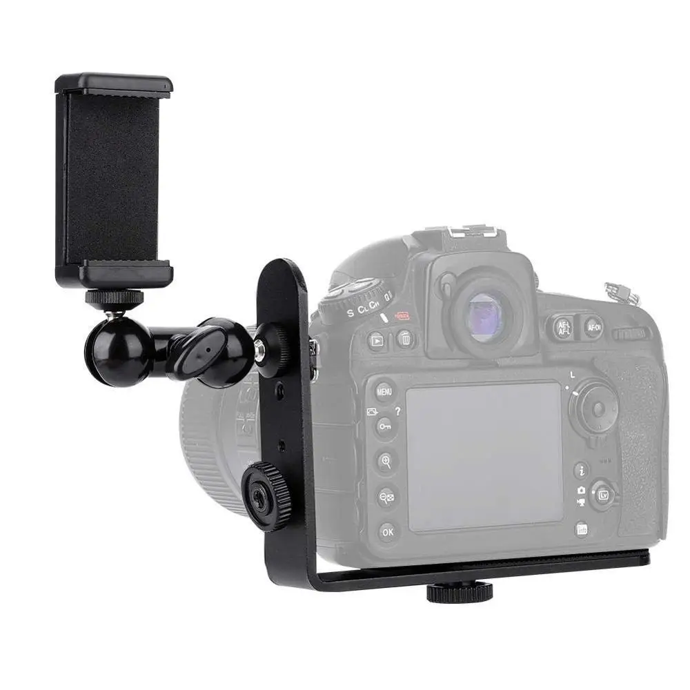 Одиночный L-образный кронштейн для камеры, рукоятка, Волшебная рукоятка с зажимом для телефона для зеркальной камеры/фотоаппарата/зеркальн... 
Одиночный L-образный кронштейн для камеры, рукоятка, Волшебная рукоятка с зажимом для телефона для зеркальной камеры/фотоаппарата/зеркальн...