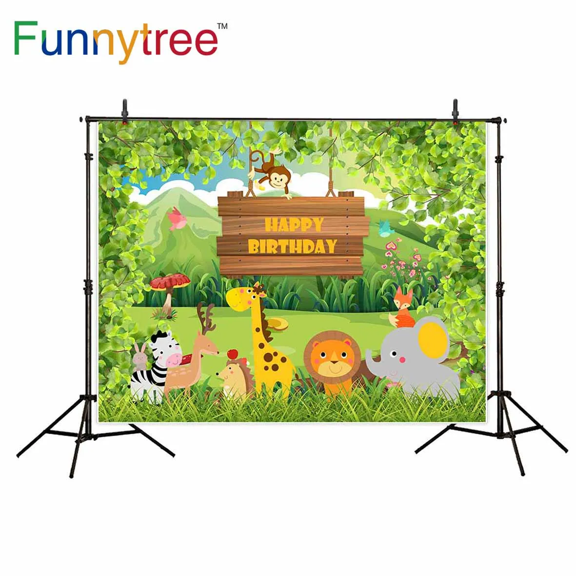 Фон Funnytree для фотосъемки с изображением джунглей, вечеринки, животных, первого дня рождения, Лесной фон для фотосъемки, весенний фотозон, Фот...
Фон Funnytree для фотосъемки с изображением джунглей, вечеринки, животных, первого дня рождения, Лесной фон для фотосъемки, весенний фотозон, Фот...