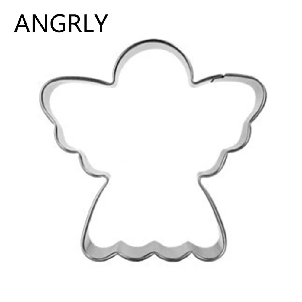 Angel Cake Decoration Pastry Blender Biscuit Cookie Cutter Tools Kitchen Cake Mold Supplies Stainless Steel New Year Gifts
Angel Cake Decoration Pastry Blender Biscuit Cookie Cutter Tools Kitchen Cake Mold Supplies Stainless Steel New Year Gifts