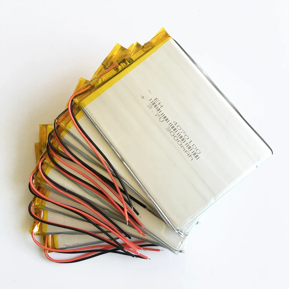 Lot 10 pcs 4070100 3.7V 3000mAh Polymer Lithium Li-Po Rechargeable Battery For GPS PSP E-book Tablet PC video game PAD Laptop DV
Lot 10 pcs 4070100 3.7V 3000mAh Polymer Lithium Li-Po Rechargeable Battery For GPS PSP E-book Tablet PC video game PAD Laptop DV