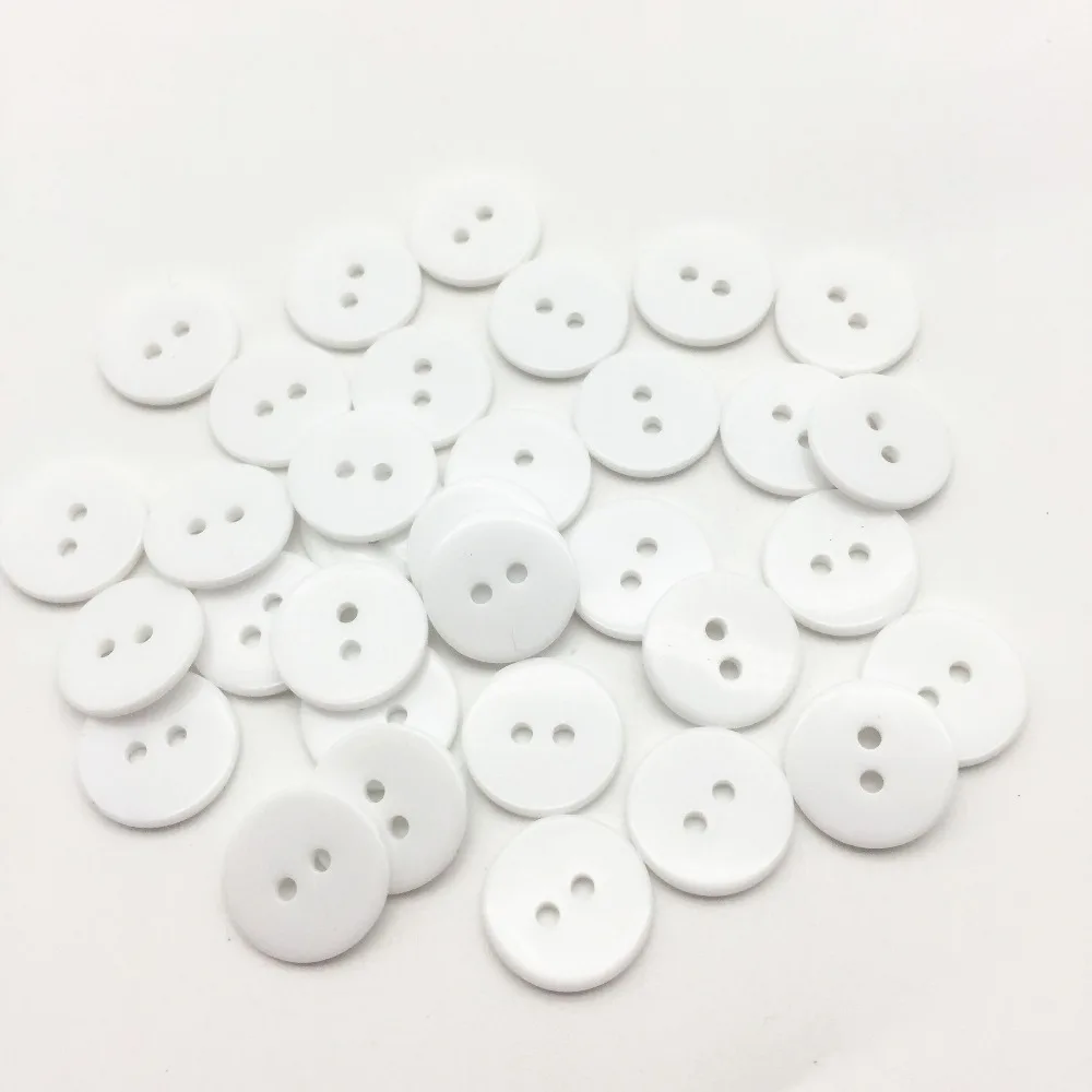 100pcs 15mm White Resin Round Buttons Sewing 2 Holes Shirt Button For Clothing Scrapbooking Cardmaking Embellishments
100pcs 15mm White Resin Round Buttons Sewing 2 Holes Shirt Button For Clothing Scrapbooking Cardmaking Embellishments