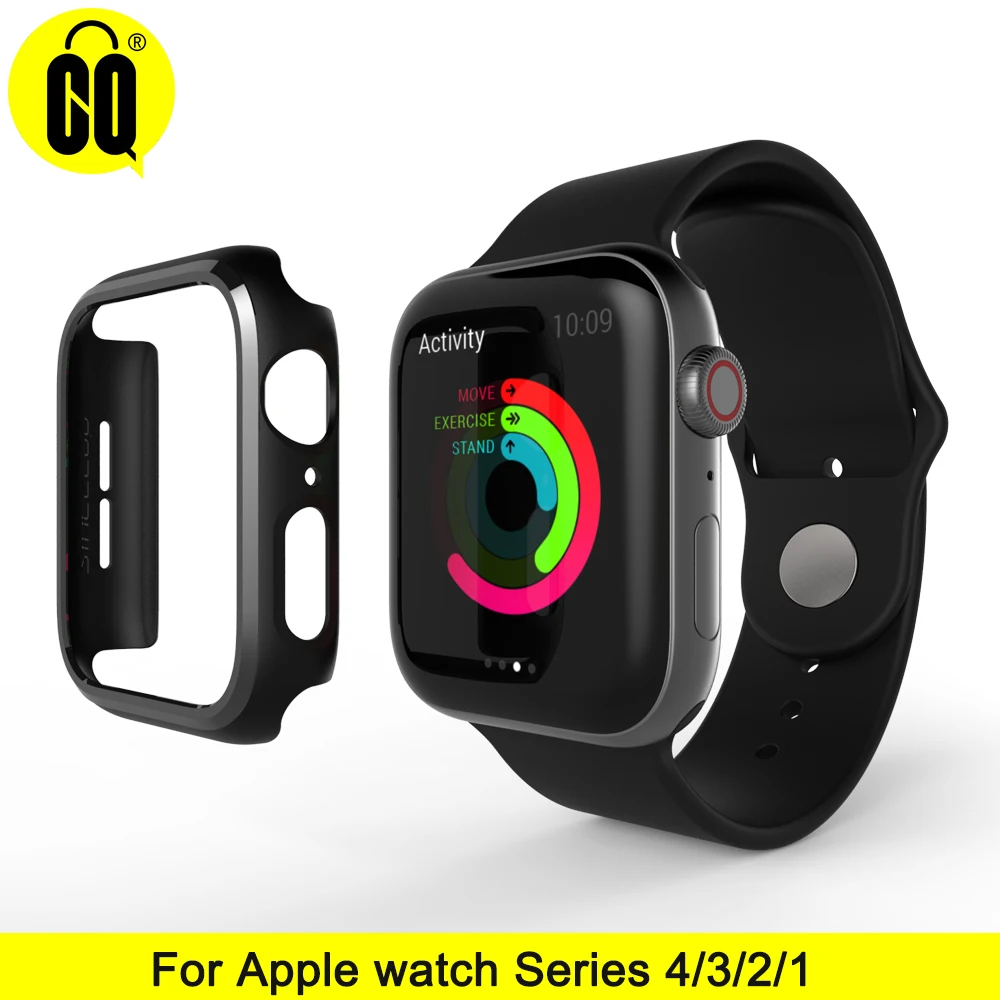 2 шт. очень тонкая рамка для часов PC Apple Watch series 5/4 40/44 мм аксессуары защитная