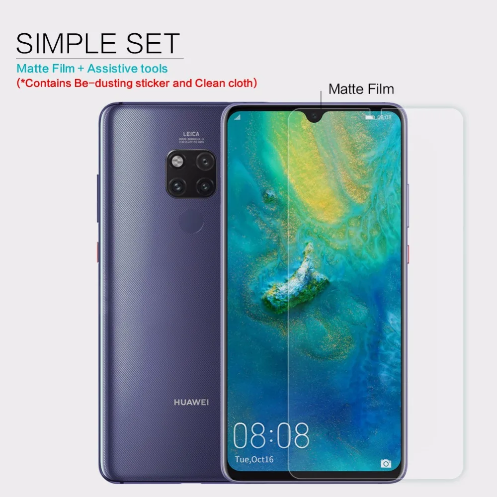 2 pcs/lot Screen Protector For Huawei mate 20 X NILLKIN Crystal Super Clear Matte Anti-Glare Protective Film For Huawei mate 20
2 pcs/lot Screen Protector For Huawei mate 20 X NILLKIN Crystal Super Clear Matte Anti-Glare Protective Film For Huawei mate 20