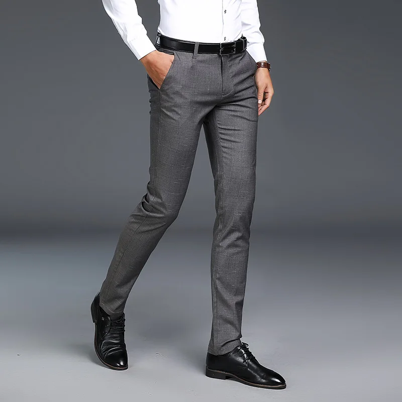 Spring and Autumn Men Plaid Suit Pants Business Banquet Man Dress Trousers Fashion Stretch Male Leisure Pants
Spring and Autumn Men Plaid Suit Pants Business Banquet Man Dress Trousers Fashion Stretch Male Leisure Pants