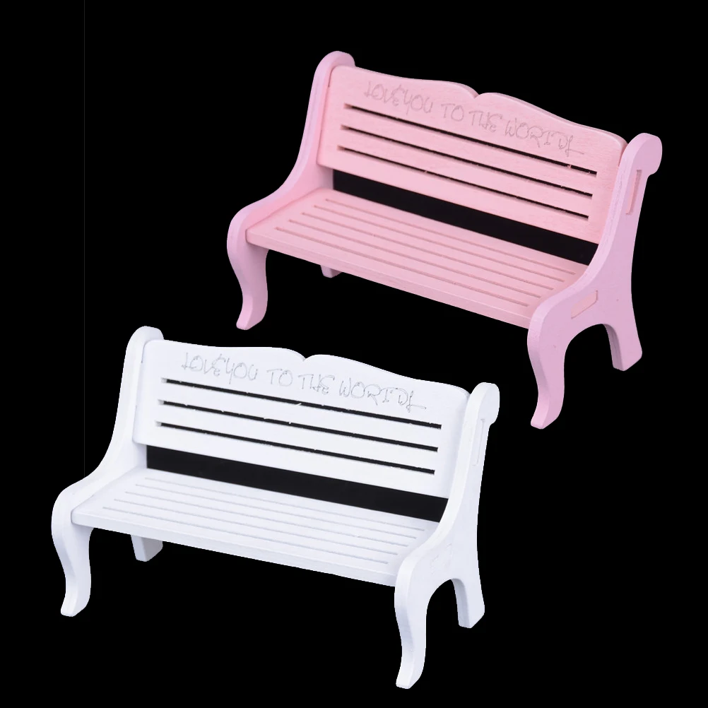 1PCS White Pink Mini Bench Fairy Doll Chairs Terrarium Moss Decor Figurines Garden Miniatures Micro Landscape Accessories
1PCS White Pink Mini Bench Fairy Doll Chairs Terrarium Moss Decor Figurines Garden Miniatures Micro Landscape Accessories