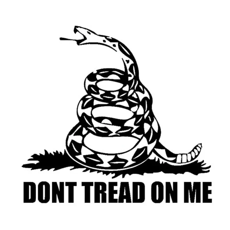 22*21CM DONT TREAD ON ME Snake Waterproof Car Stickers Car Styling Decals Motorcycle Accessories Black/Silver C1-0128
22*21CM DONT TREAD ON ME Snake Waterproof Car Stickers Car Styling Decals Motorcycle Accessories Black/Silver C1-0128