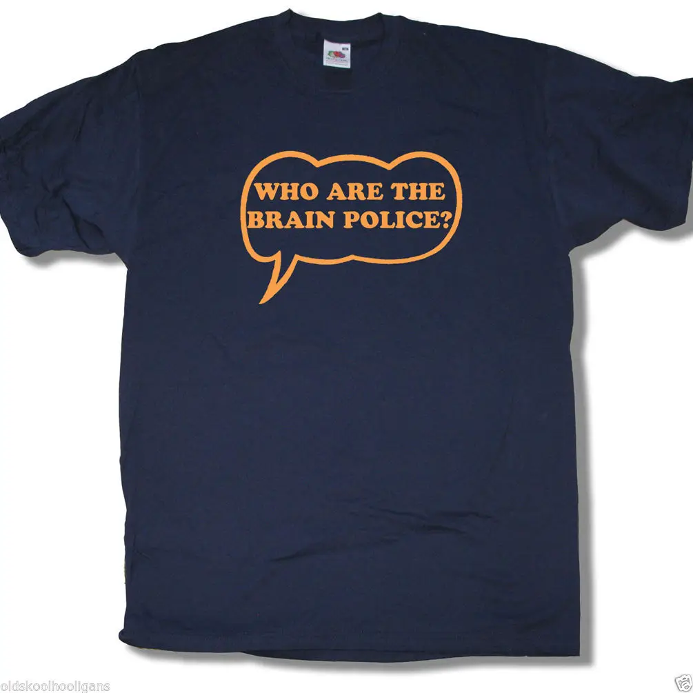 Who Are The Brain Police футболка для Frank Zappa Afficionados Beefheart Mother дешевые оптовые футболки с