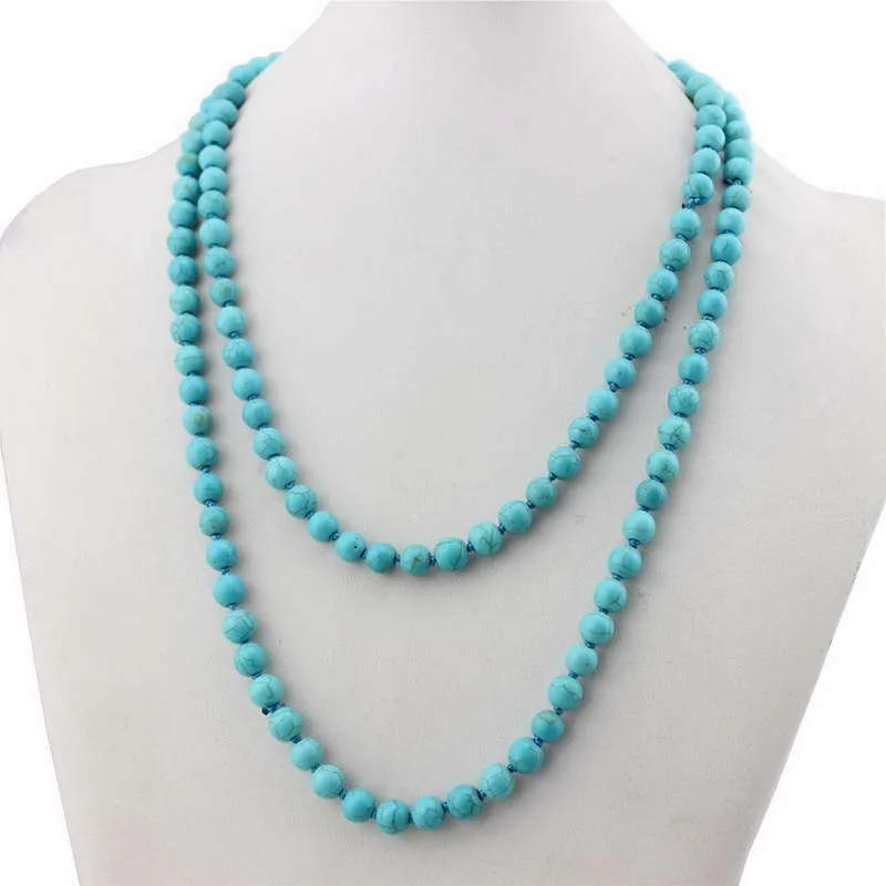 Bohemian Beaded Long Necklace Women Fashion Natural Stone Jewelry Bead Strand Necklace Wholesale
Bohemian Beaded Long Necklace Women Fashion Natural Stone Jewelry Bead Strand Necklace Wholesale