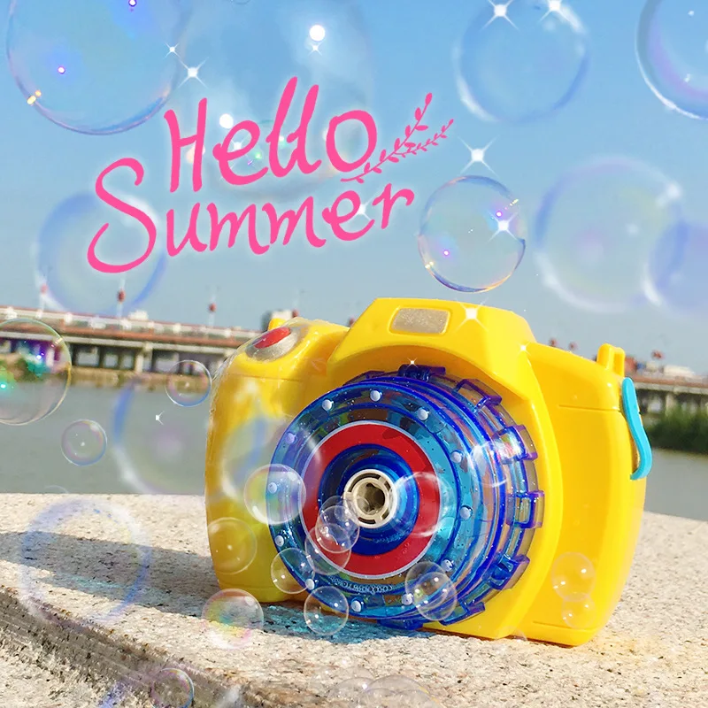 Музыкальная электрическая камера Bubble воздуходувка машина уличные игрушки для