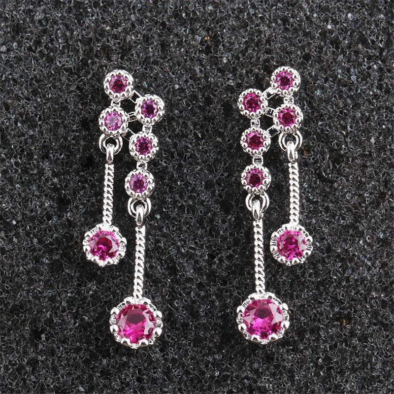 RONGQING 925 Sterling Silver Stud Zircon Tassel Drop Earrings for Women Birthday Gifts Prevent Allergy
RONGQING 925 Sterling Silver Stud Zircon Tassel Drop Earrings for Women Birthday Gifts Prevent Allergy