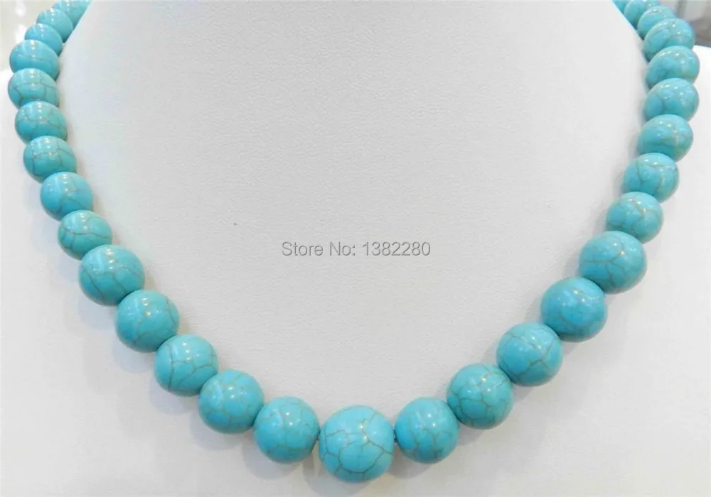 new fashion charming 6-14mm Blue Turkey Stone chalcedony Round Beads Necklace 2piece/lot fashion jewelry
new fashion charming 6-14mm Blue Turkey Stone chalcedony Round Beads Necklace 2piece/lot fashion jewelry