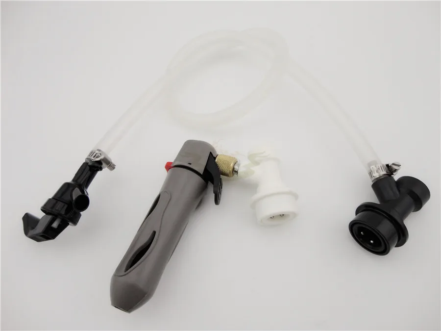 Keg Charger Co2 Injector Draft Beer Dispenser, Ball Lock Disconnect & Plastic COBRA SQUEEZE PICNIC TAP Faucet Homebrew Soda
Keg Charger Co2 Injector Draft Beer Dispenser, Ball Lock Disconnect & Plastic COBRA SQUEEZE PICNIC TAP Faucet Homebrew Soda