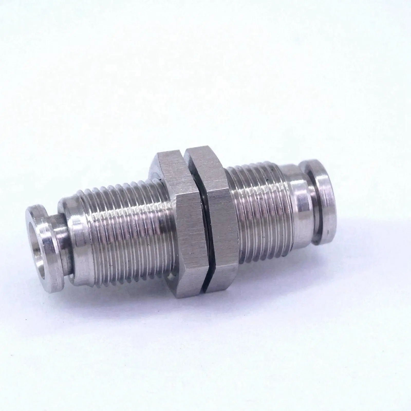 Fit Tube O.D 6mm Equal 304 Stainless Steel Bulkhead Union Push In Pneumatic Quick Fitting Anticorrosion Antioxidation
Fit Tube O.D 6mm Equal 304 Stainless Steel Bulkhead Union Push In Pneumatic Quick Fitting Anticorrosion Antioxidation