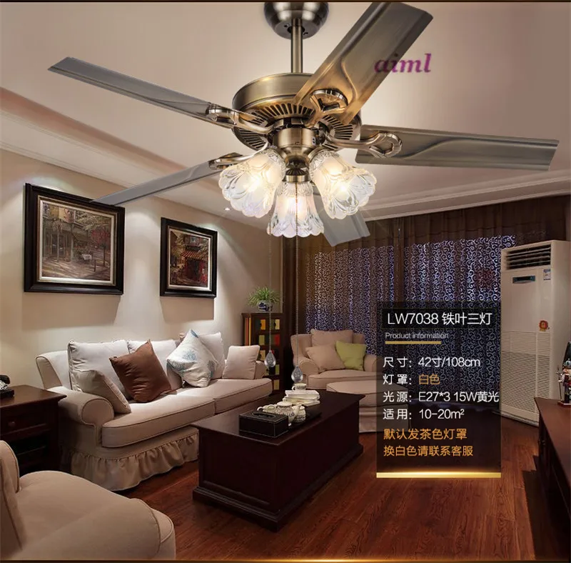 Fan lamp restaurant fan lamp living room European style retro minimalist home fan lamp.
Fan lamp restaurant fan lamp living room European style retro minimalist home fan lamp.