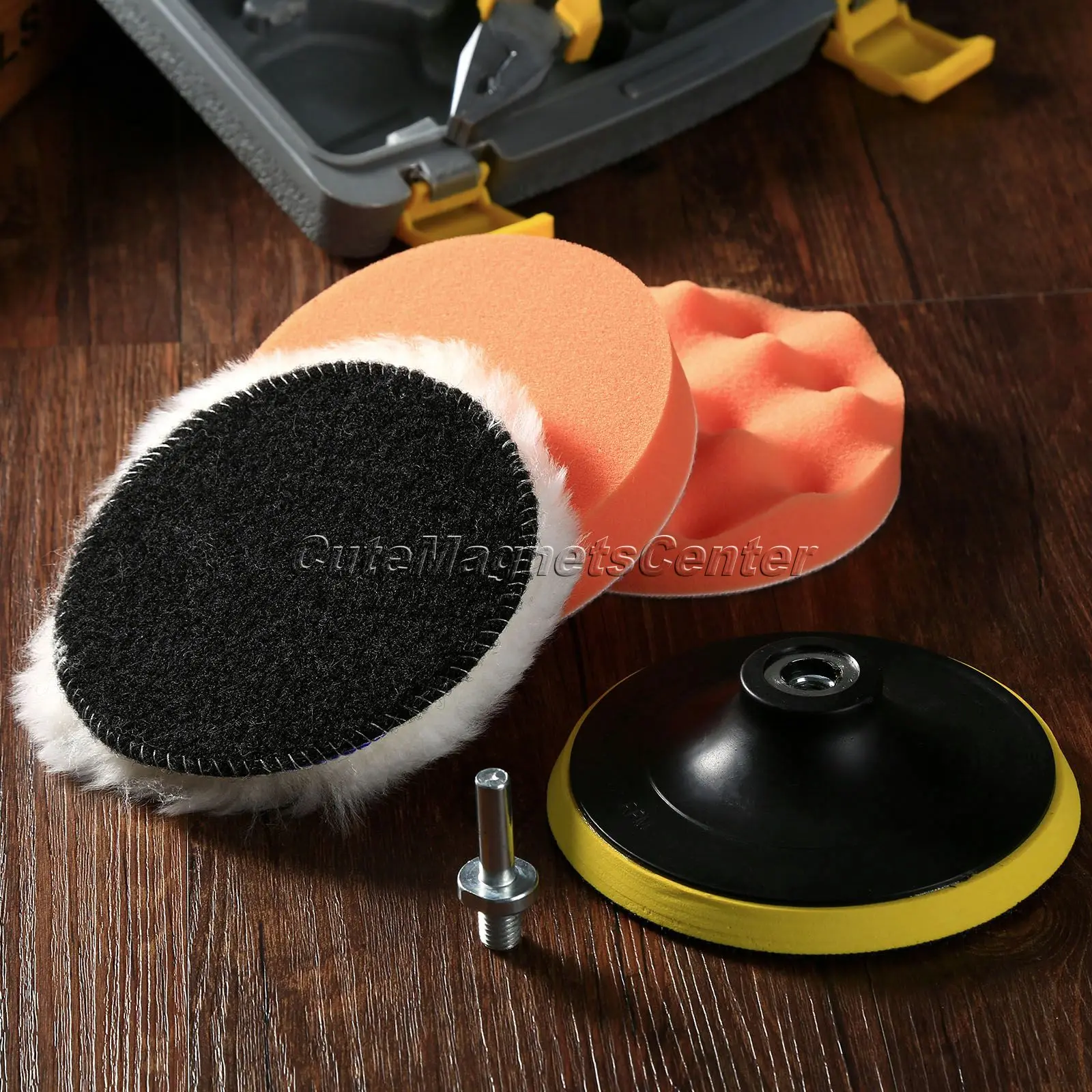 5Ps/Set 125mm Gross Polish Polishing Buffer Pad Kit for Car Styling Polisher Cleaning with M10 Drill Adapter Car Wash Auto Clean
5Ps/Set 125mm Gross Polish Polishing Buffer Pad Kit for Car Styling Polisher Cleaning with M10 Drill Adapter Car Wash Auto Clean