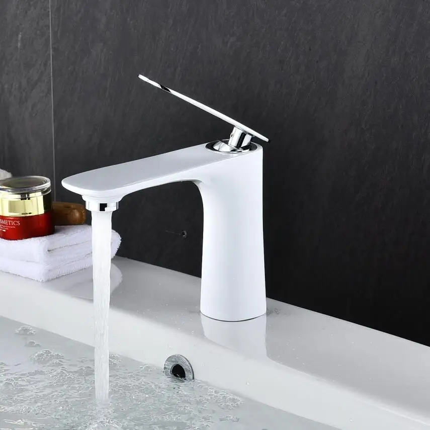 Luxury Wash BasinTap Bathroom Basin Faucet Brass Chrome/Gold/Black/White/Red/Orange Basin Mixer Tap Hot Cold Crane Sink faucet
Luxury Wash BasinTap Bathroom Basin Faucet Brass Chrome/Gold/Black/White/Red/Orange Basin Mixer Tap Hot Cold Crane Sink faucet