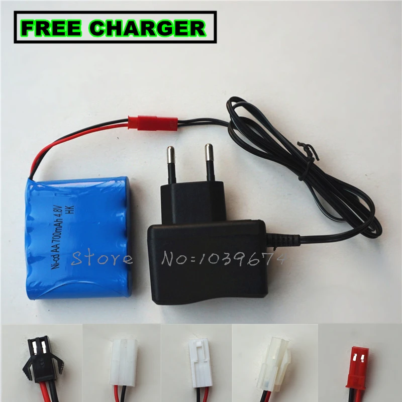 FREE CHARGER for 4.8V 700MAH AA Ni-CD Rechargeable Battery Packs Cells for Toys Cameras Game Players Power Bank
FREE CHARGER for 4.8V 700MAH AA Ni-CD Rechargeable Battery Packs Cells for Toys Cameras Game Players Power Bank