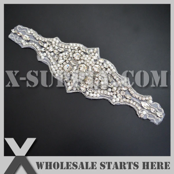 (50pcs/lot) Bridal Crystal Rhinestone Pearl Applique Iron On Beaded Patch for Wedding Dress, X1-RAT2393
(50pcs/lot) Bridal Crystal Rhinestone Pearl Applique Iron On Beaded Patch for Wedding Dress, X1-RAT2393