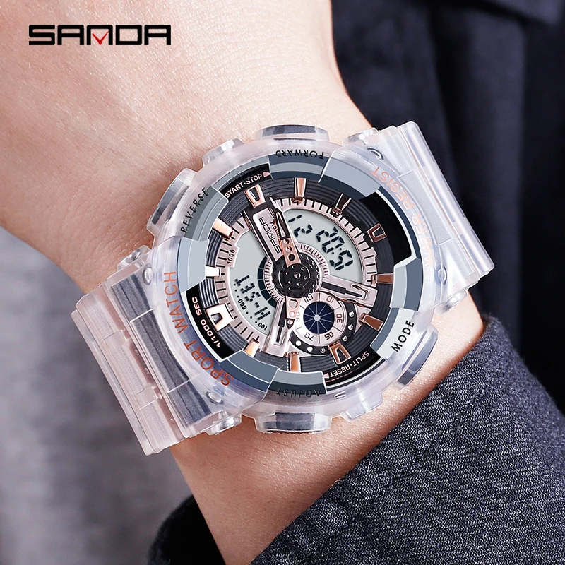 relojes deportivos de hombre 2019 SANDA couple multi-function waterproof LED digital watch men's G style sports waterproof wris
relojes deportivos de hombre 2019 SANDA couple multi-function waterproof LED digital watch men's G style sports waterproof wris