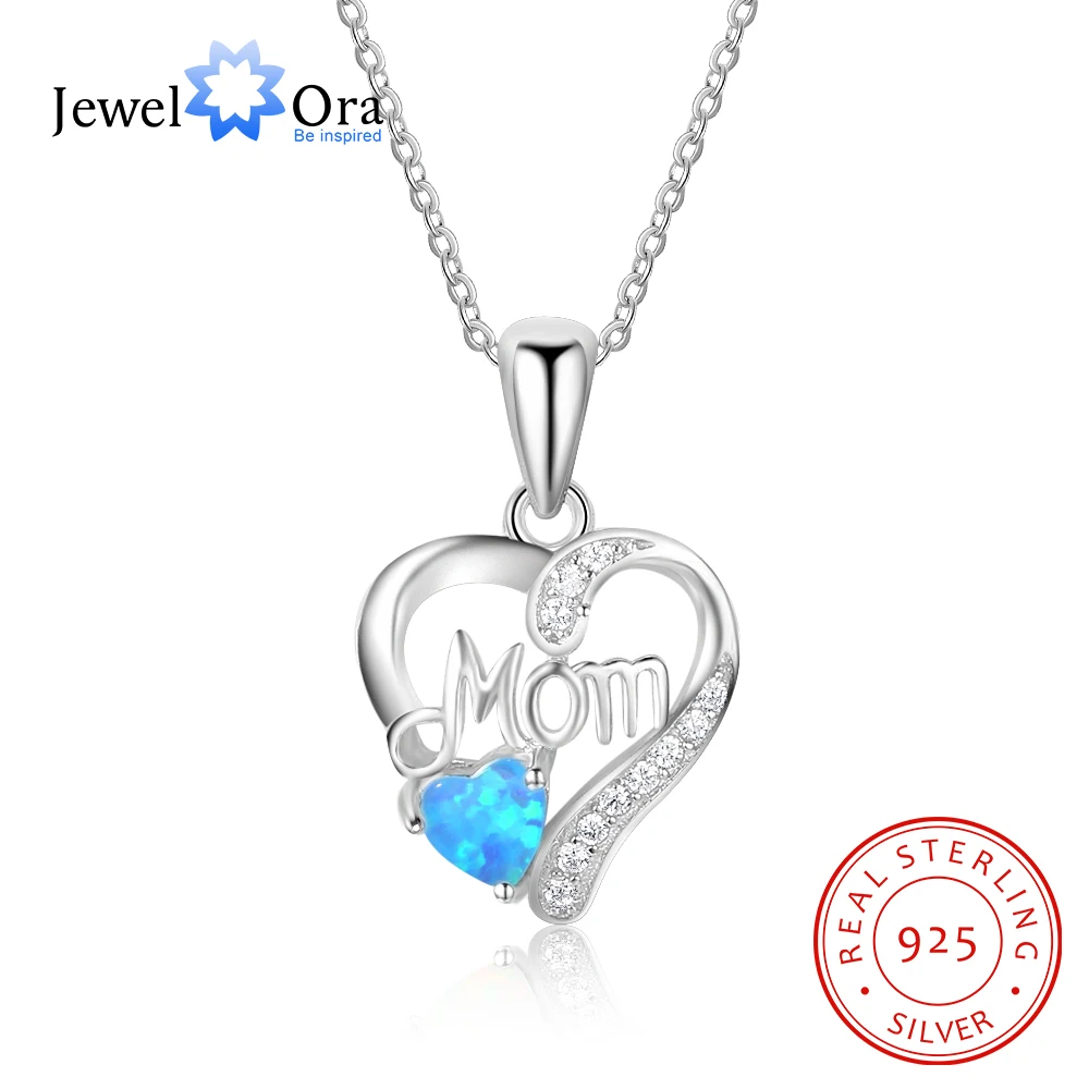 Best Gift for Mom Heart Shape Necklaces & Pendants Blue Opal With 925 Sterlilng Silver Necklace For Women (JewelOra NE102691)
Best Gift for Mom Heart Shape Necklaces & Pendants Blue Opal With 925 Sterlilng Silver Necklace For Women (JewelOra NE102691)