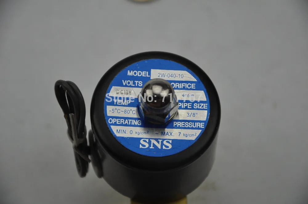Methane Gas Fuel Propane 2 Ways 2Position NC Solenoid Valve Air Vavle3/8" BSPP Connection 12VDC 24VDC 110VAC 220VAC 2W040-10
Methane Gas Fuel Propane 2 Ways 2Position NC Solenoid Valve Air Vavle3/8" BSPP Connection 12VDC 24VDC 110VAC 220VAC 2W040-10