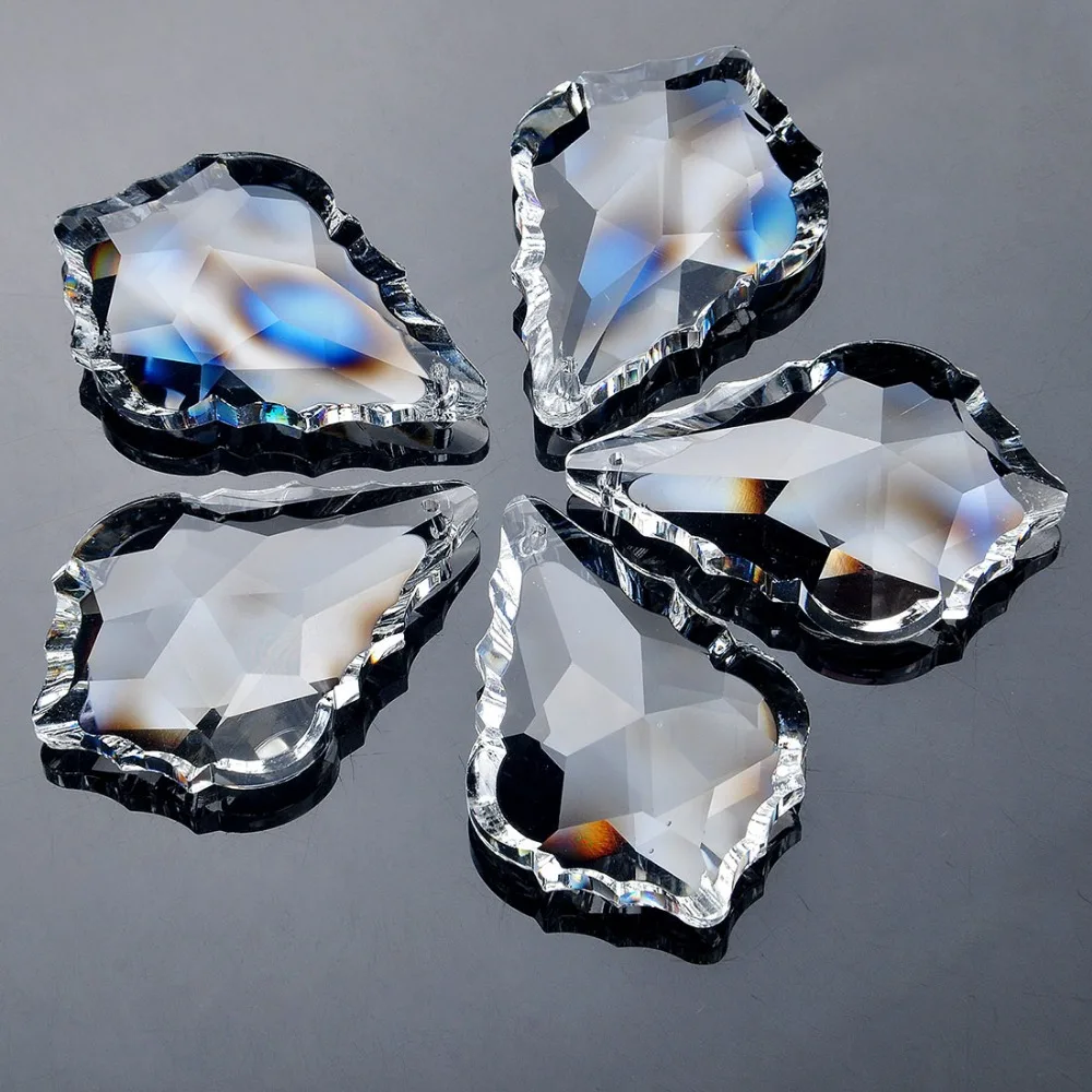5pcs/lot 50mm Baroque Maple Leaf Suncatcher Clear Crystal Chandelier Part Pendant Glass Lamp Prisms Parts Hanging Pendants Decor
5pcs/lot 50mm Baroque Maple Leaf Suncatcher Clear Crystal Chandelier Part Pendant Glass Lamp Prisms Parts Hanging Pendants Decor