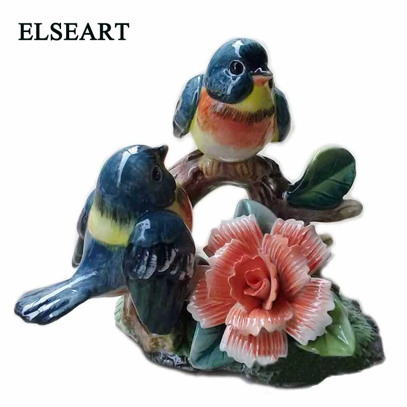Ceramic lovely cute little blue birds lover with flowe figurine for home decoration wedding gift
Ceramic lovely cute little blue birds lover with flowe figurine for home decoration wedding gift